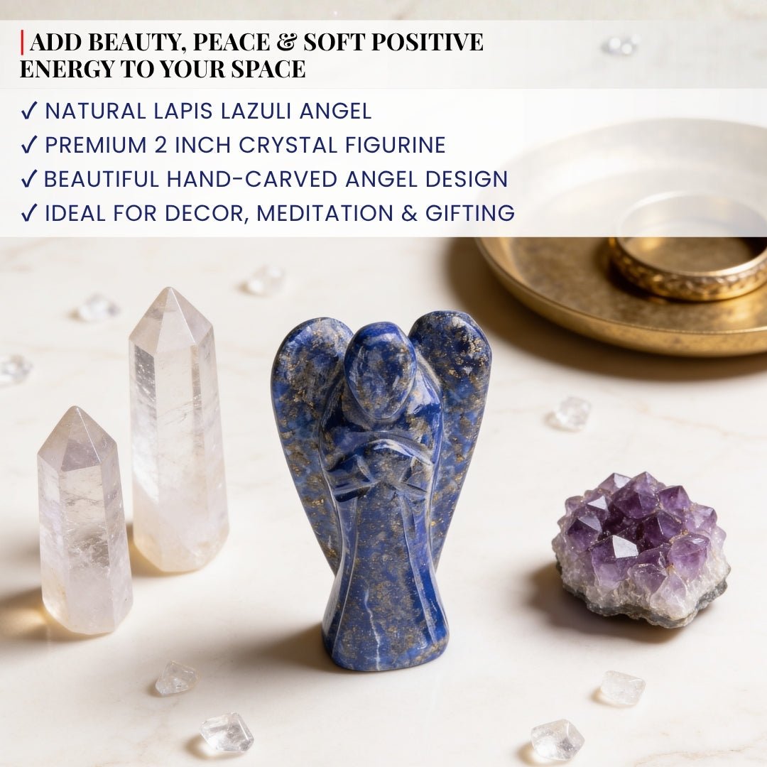 My Angel for Self Awareness Lapis Lazuli Angel Guardian - plusvalueindia