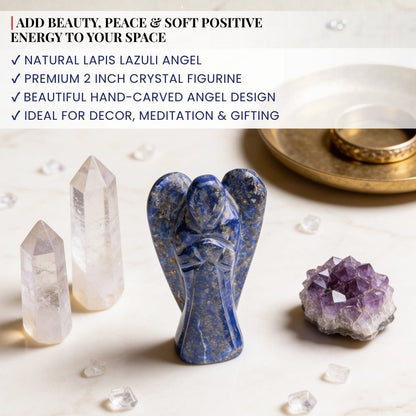 My Angel for Self Awareness Lapis Lazuli Angel Guardian - plusvalueindia