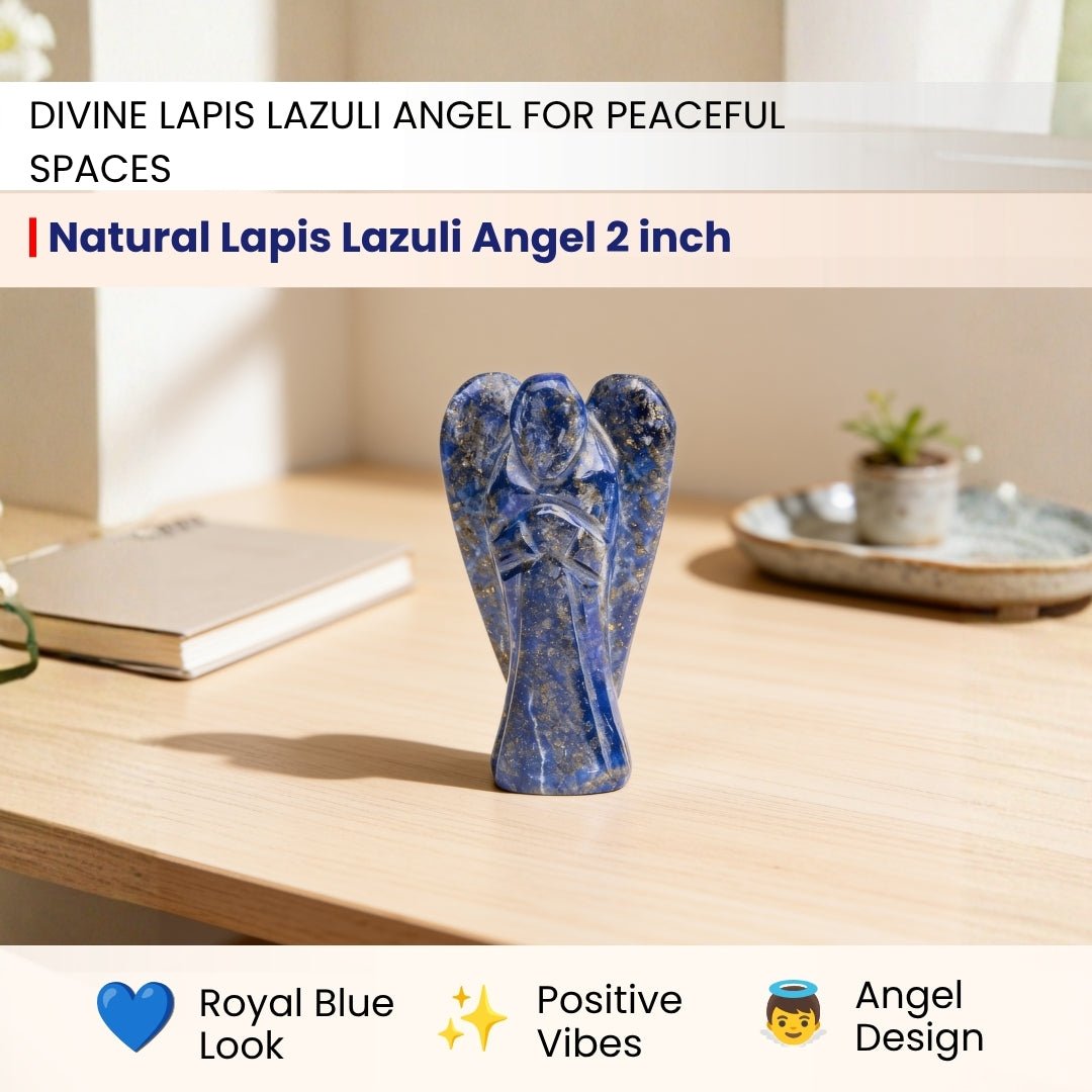 My Angel for Self Awareness Lapis Lazuli Angel Guardian - plusvalueindia