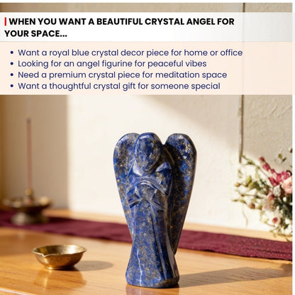 My Angel for Self Awareness Lapis Lazuli Angel Guardian - plusvalueindia