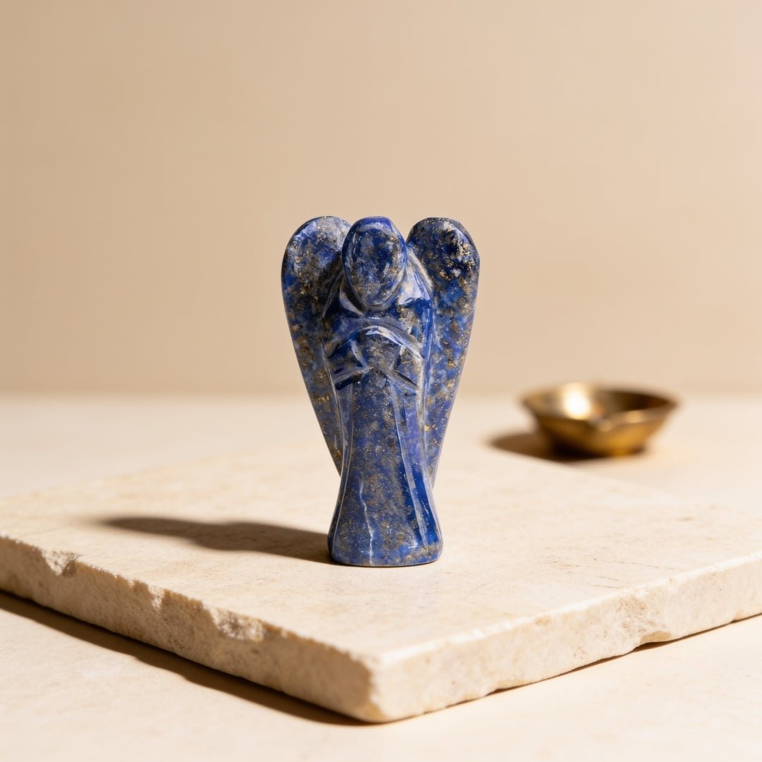 My Angel for Self Awareness Lapis Lazuli Angel Guardian - plusvalueindia