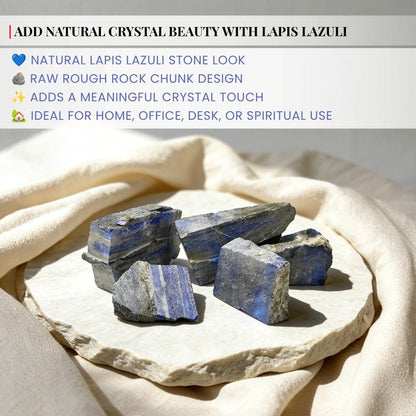 Natural Lapis Lazuli Rough Stone Rock Chunks - plusvalueindia