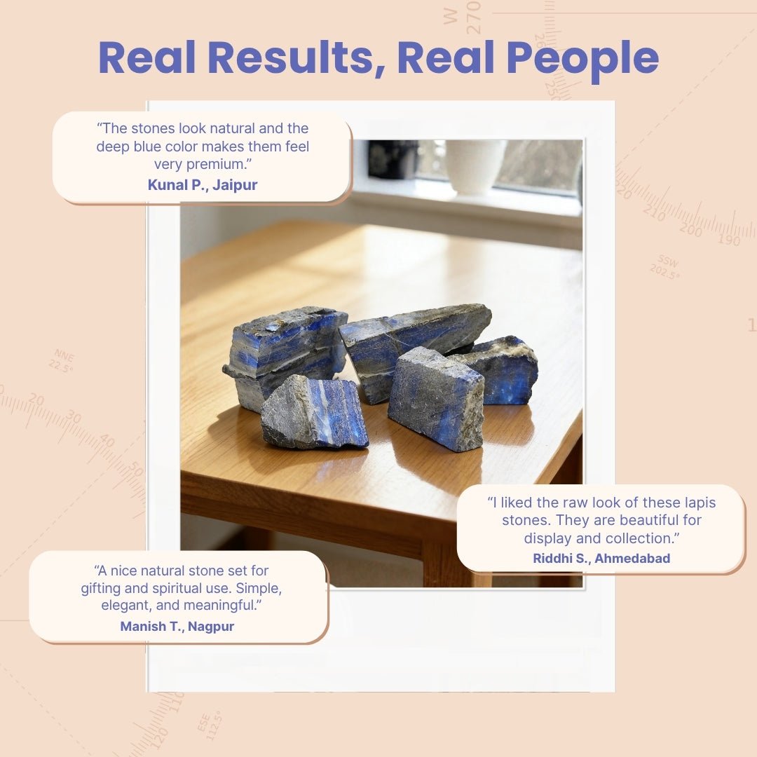 Natural Lapis Lazuli Rough Stone Rock Chunks - plusvalueindia