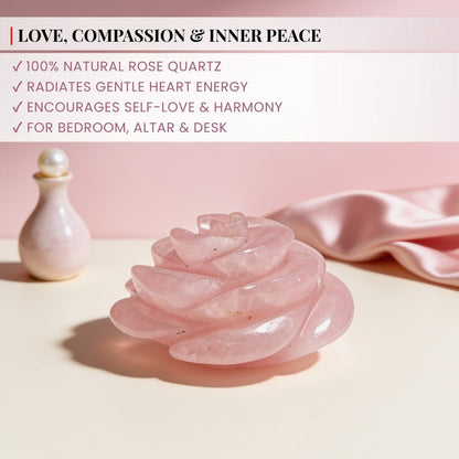 Smooth flat base design engineered for balanced resting on dressing tables, bedside nightstands, or meditation altars