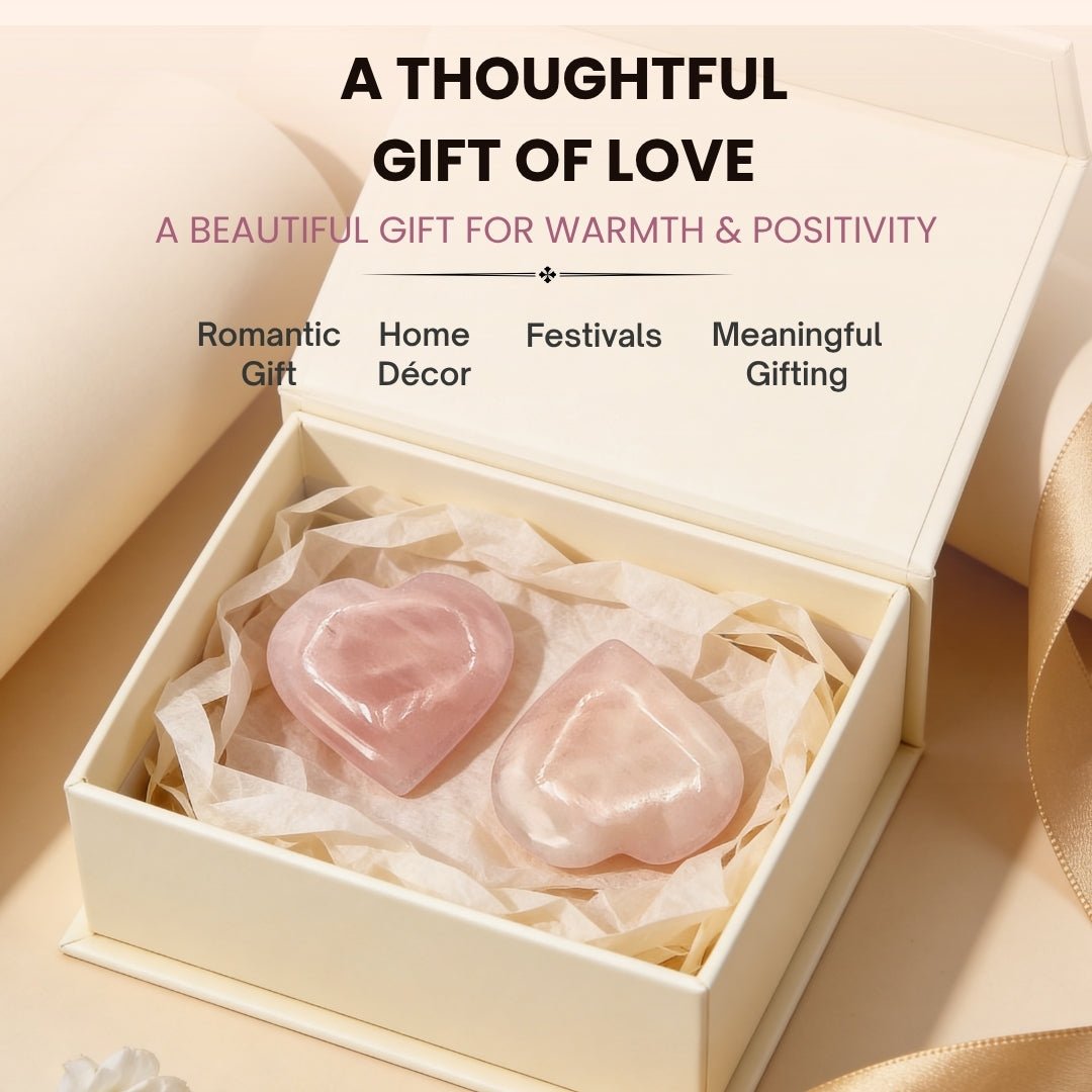 Rose Quartz Heart - Love, Relationship, Harmony & Marriage Delays - plusvalueindia