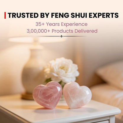 Rose Quartz Heart - Love, Relationship, Harmony & Marriage Delays - plusvalueindia