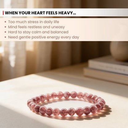 Pink Tourmaline Bracelet | Stylish Charm Crystal Bracelet - plusvalueindia