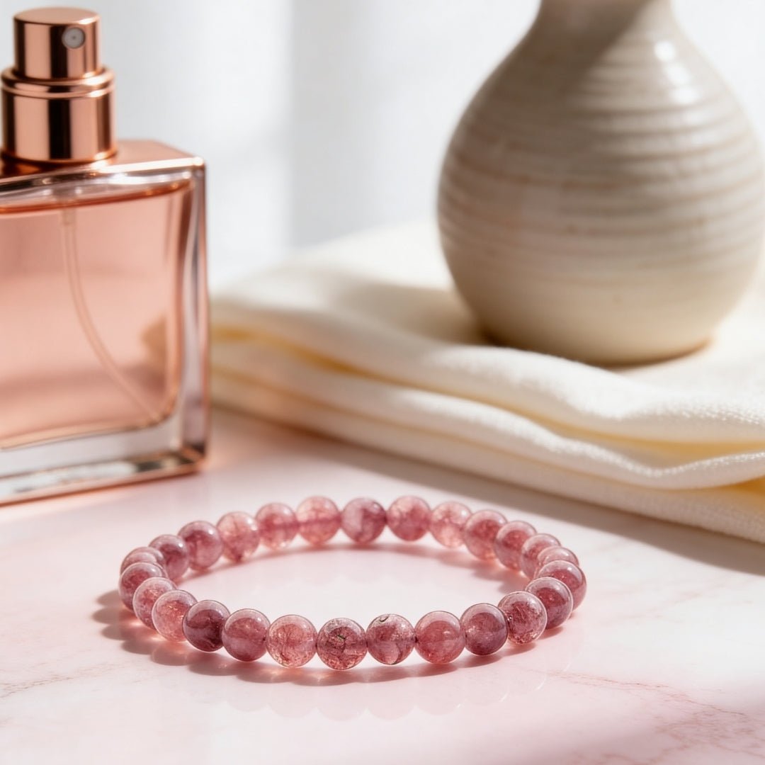 Pink Tourmaline Bracelet | Stylish Charm Crystal Bracelet - plusvalueindia