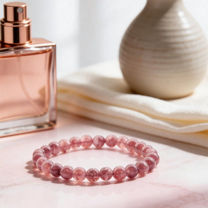 Pink Tourmaline Bracelet | Stylish Charm Crystal Bracelet - plusvalueindia