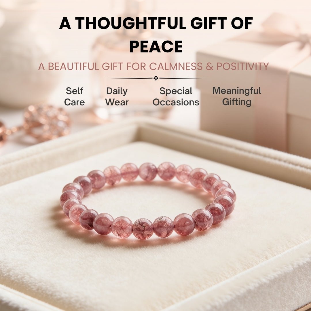Pink Tourmaline Bracelet | Stylish Charm Crystal Bracelet - plusvalueindia