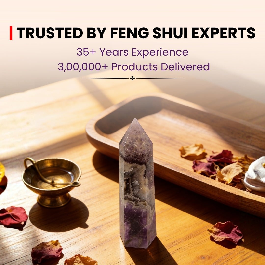 Amethyst Jumbo Wand - Reiki, Chakra, Crystal Healing, Meditation - plusvalueindia