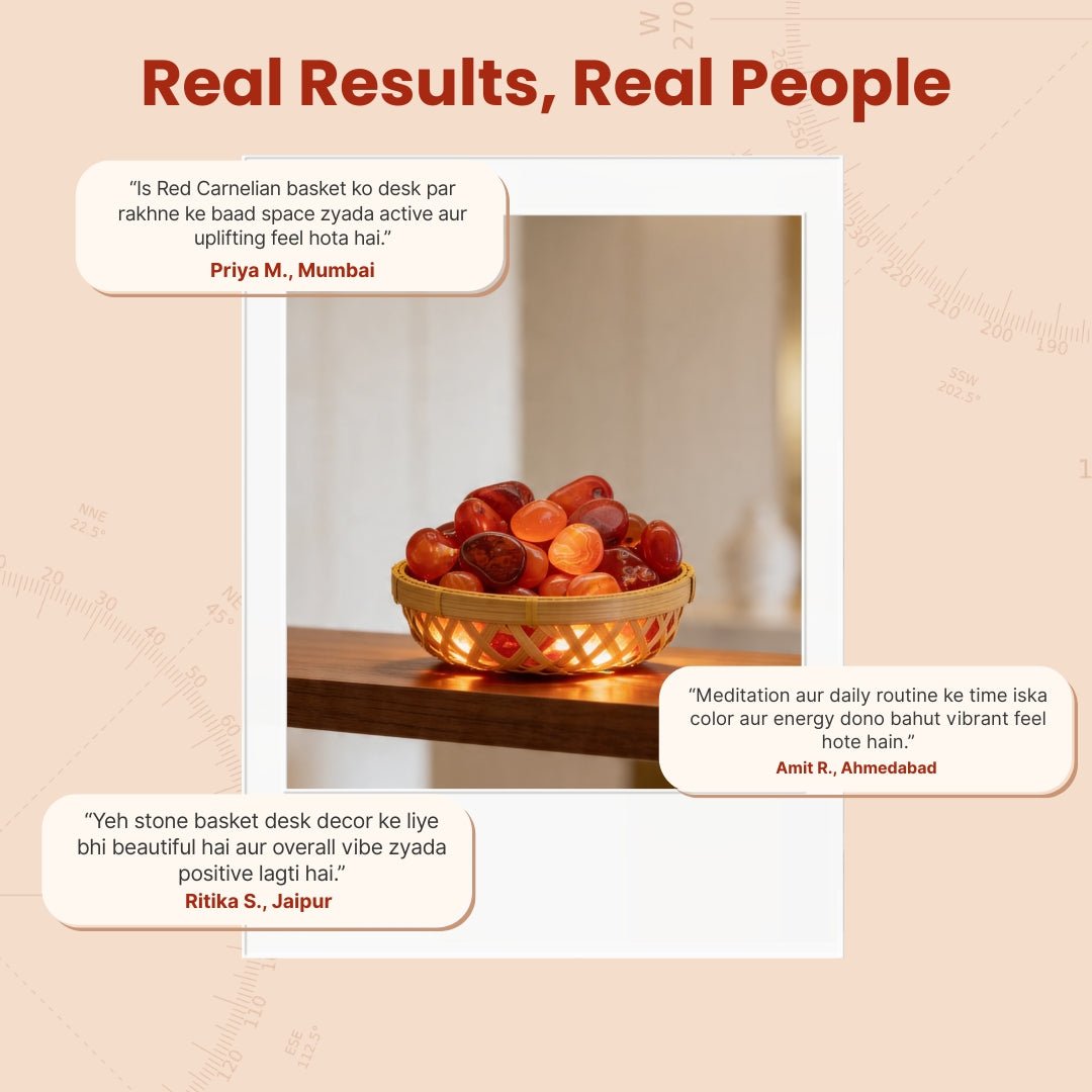 Natural Red Carnelian Crystal Pebbles Tumbled Stones for Vastu Fengshui Aura Chakra Reiki Healing - plusvalueindia