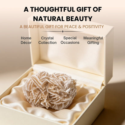 Selenite Desert Rose Stone Personal Reiki Healing Crystal Products - plusvalueindia