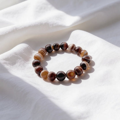 Natural Sulemani Hakik Crystal Stone Bracelet for Protection [Energized] - plusvalueindia