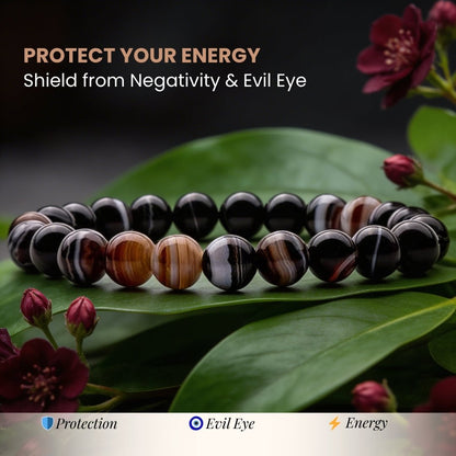 Natural Sulemani Hakik Crystal Stone Bracelet for Protection [Energized] - plusvalueindia
