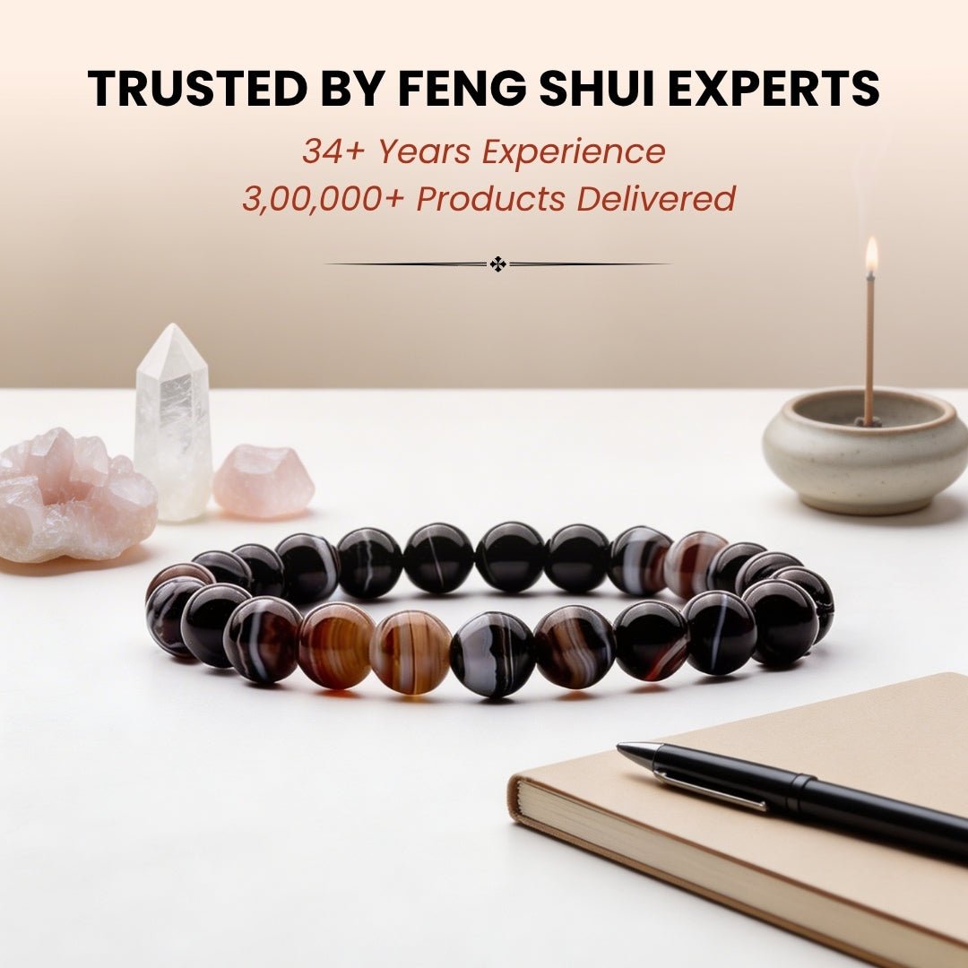 Natural Sulemani Hakik Crystal Stone Bracelet for Protection [Energized] - plusvalueindia