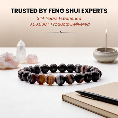 Natural Sulemani Hakik Crystal Stone Bracelet for Protection [Energized] - plusvalueindia