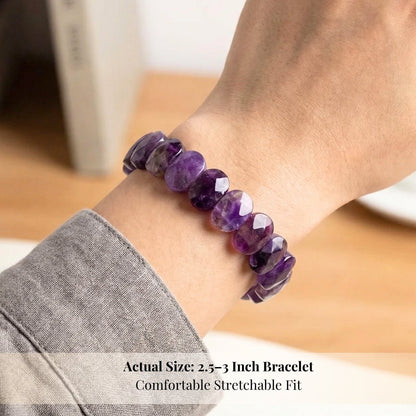 New Amethyst Bracelet For Students Education Memory, Concentration - plusvalueindia
