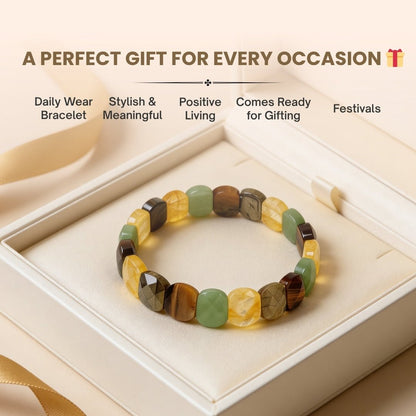 New Fancy Pattern Wealth Abundance Bracelet | Dhan Yog - plusvalueindia