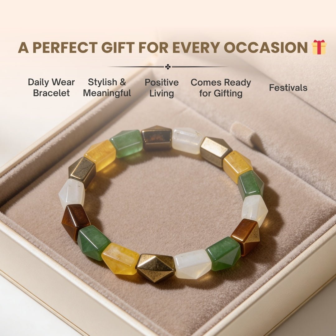 New Fancy Pattern Wealth Abundance Bracelet | Dhan Yog - plusvalueindia