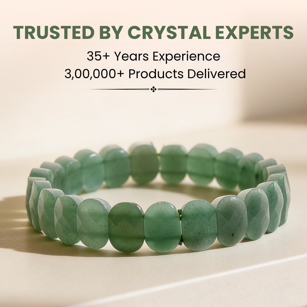 New Green Aventurine Bracelet Better Job Opportunities, Good Health, Increase Prosperity (Single Piece) - plusvalueindia