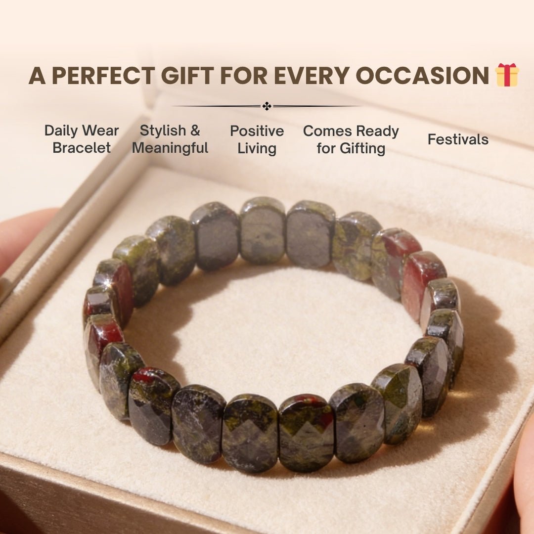 New Kambaba Jasper Stone Bracelet - plusvalueindia