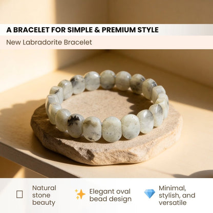 New Labradorite Bracelet Prevents Excessive Loss of Energy - plusvalueindia