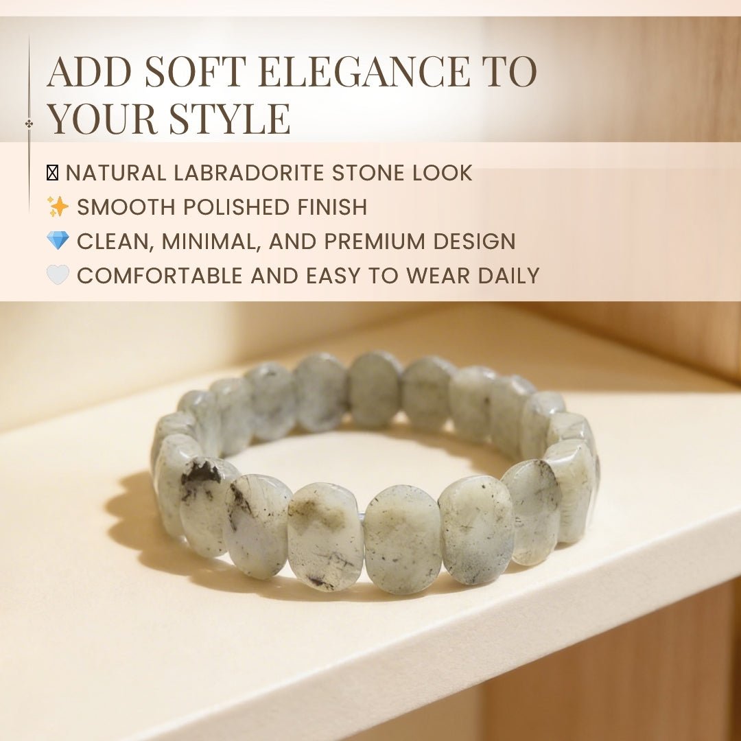 New Labradorite Bracelet Prevents Excessive Loss of Energy - plusvalueindia