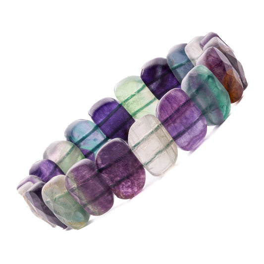 new multi fluorite bracelet