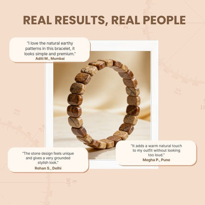 New Picture Jasper Bracelet for Men Women Boys and Girls (1pc) - plusvalueindia