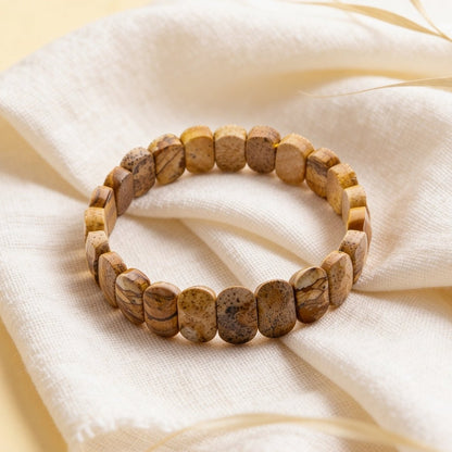 New Picture Jasper Bracelet for Men Women Boys and Girls (1pc) - plusvalueindia