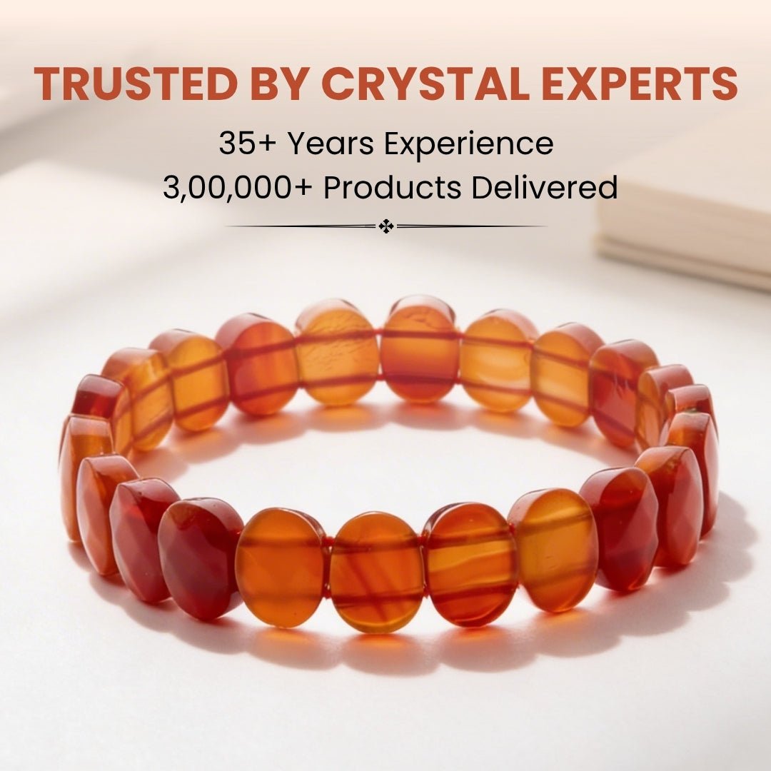 New Red Carnelian Beads Bracelet For Men & Women - plusvalueindia