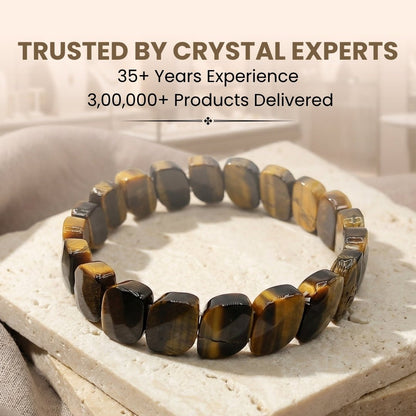 New Tiger Eye Bracelet - Stone of Courage - plusvalueindia