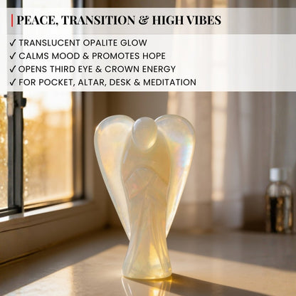 Smooth flat base design engineered for balanced, wobble-free resting on bedside nightstands, office desks, or altars