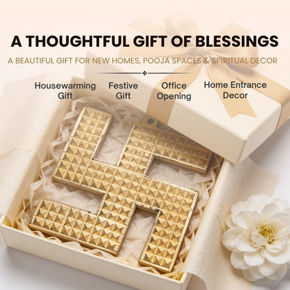 Panchdhatu Pyramid Swastik Vastu Remedies for Home, Office - Goodluck, Auspicious, Religious symbols | Pooja Idols | Home Decor - plusvalueindia