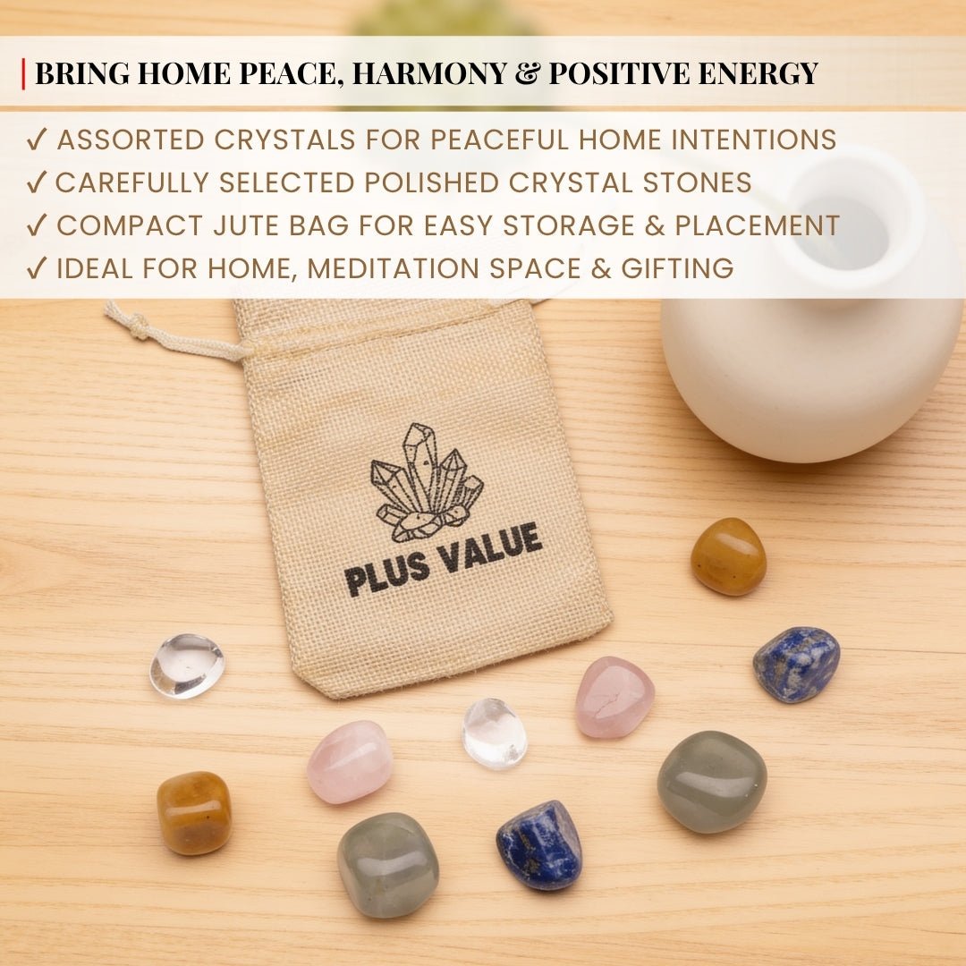 Peaceful Home Crystal Bag - plusvalueindia