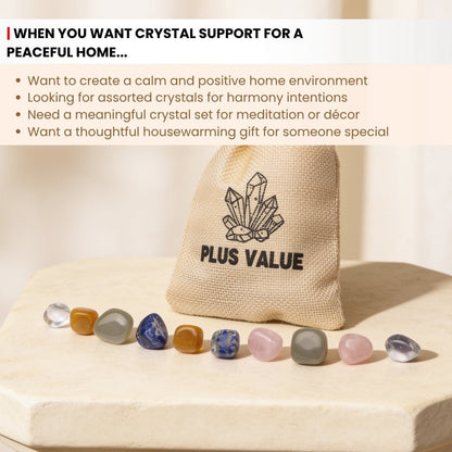 Peaceful Home Crystal Bag - plusvalueindia