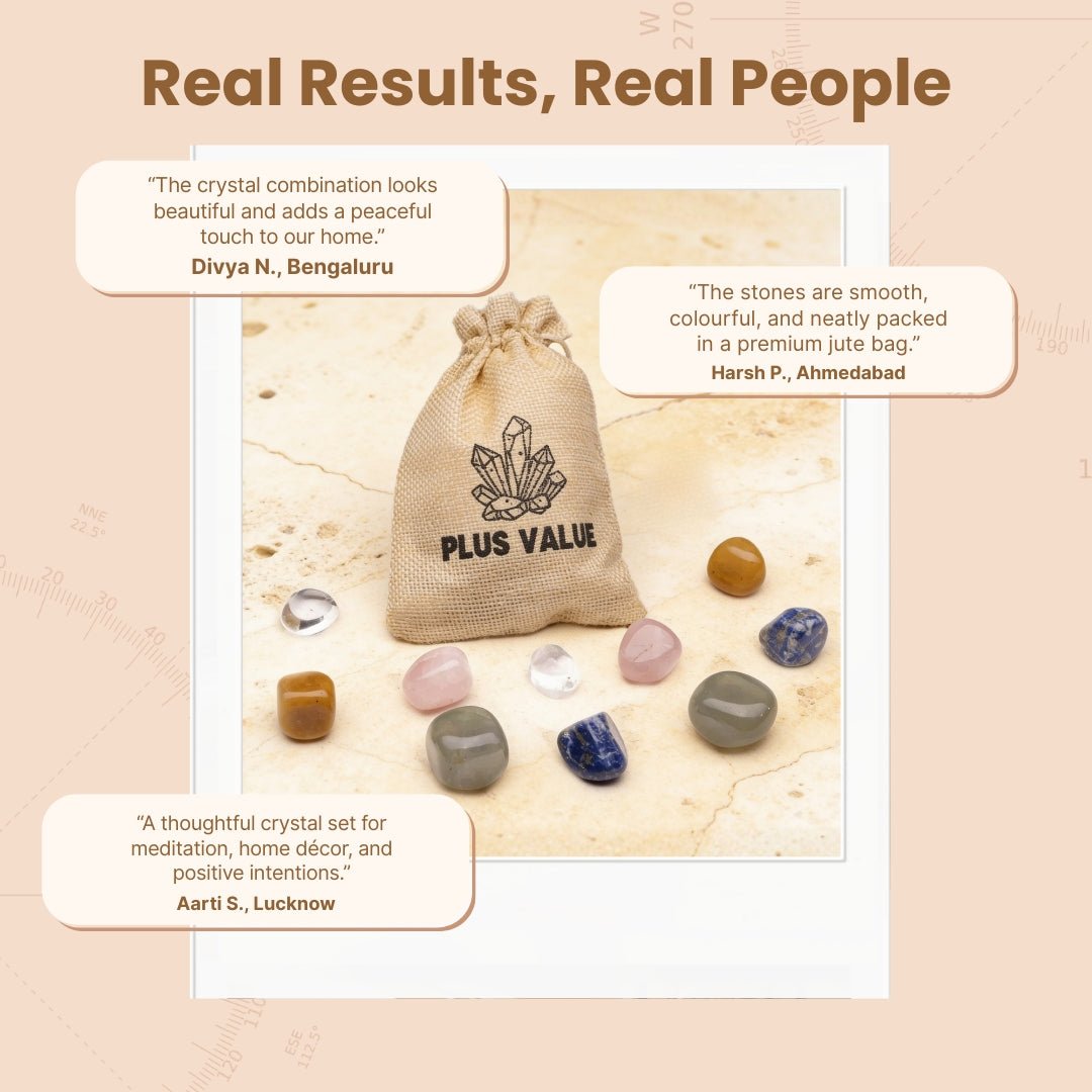 Peaceful Home Crystal Bag - plusvalueindia