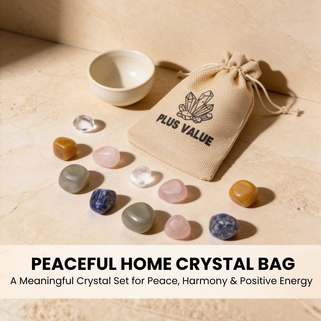 Peaceful Home Crystal Bag - plusvalueindia