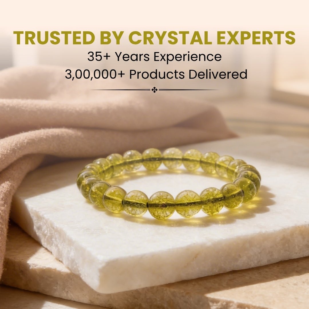 Peridot Stone Bracelet - plusvalueindia