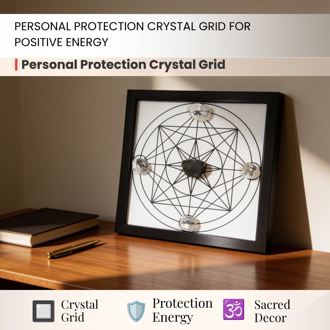 Personal Protection Crystal Grid - plusvalueindia