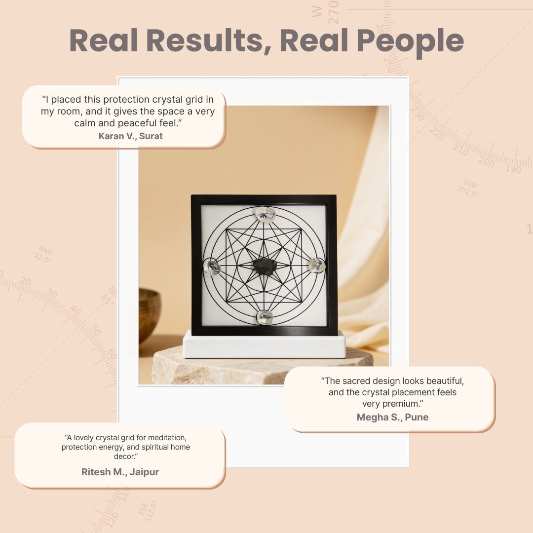 Personal Protection Crystal Grid - plusvalueindia