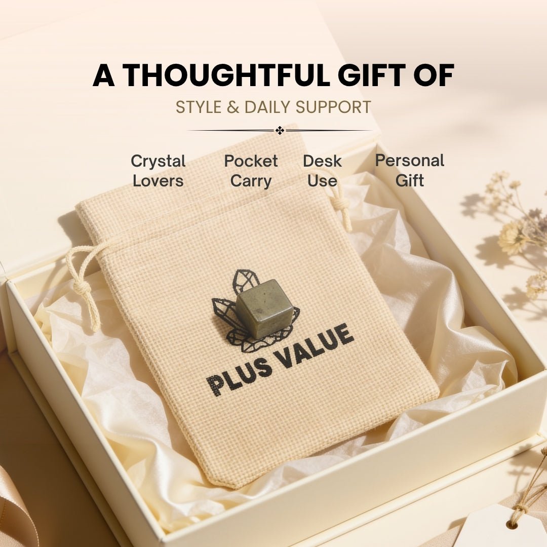 Personal Pyrite Pocket Money Magnet Stone for Career & Business Opportunities - plusvalueindia