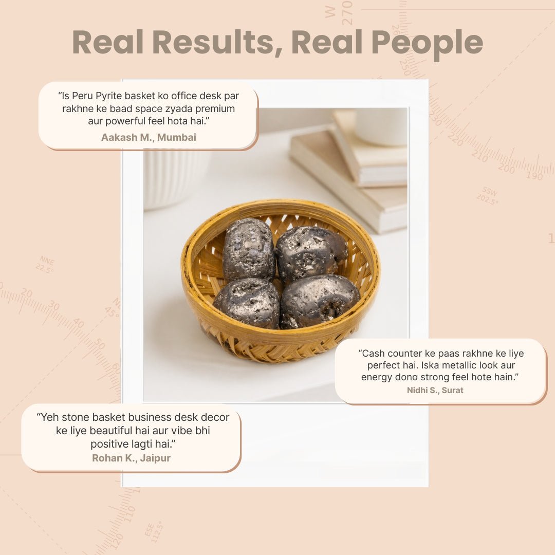 Natural Pyrite Tumbled Stone Pebbles from Peru - plusvalueindia