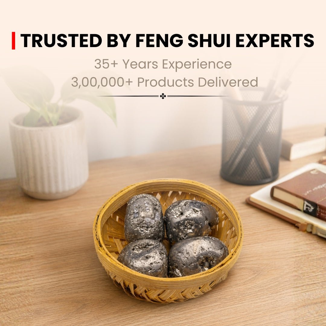 Natural Pyrite Tumbled Stone Pebbles from Peru - plusvalueindia