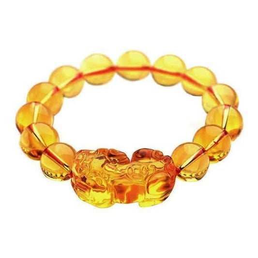 Pi Yao Citrine Crystal Wealth Bracelet