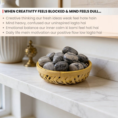 Picasso Jasper Tumbled Stone Pebbles - plusvalueindia