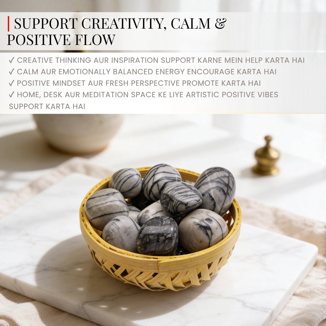 Picasso Jasper Tumbled Stone Pebbles - plusvalueindia