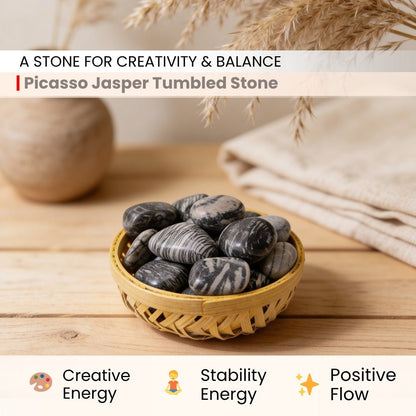 Picasso Jasper Tumbled Stone Pebbles - plusvalueindia