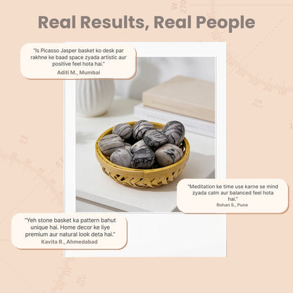 Picasso Jasper Tumbled Stone Pebbles - plusvalueindia